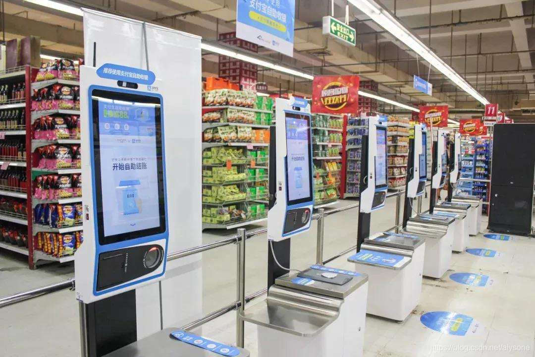 新零售自助收银改变传统超市结账模式